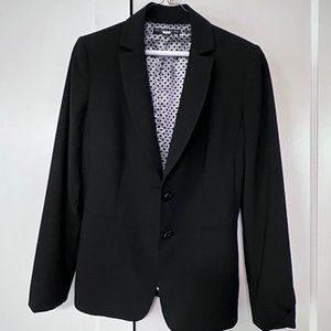 Antonio Melani Black, two-button, blazer; size US 6